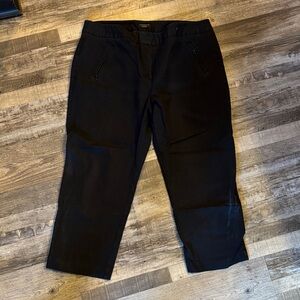 Charter Club Women's Black Ankle Pants / DG32